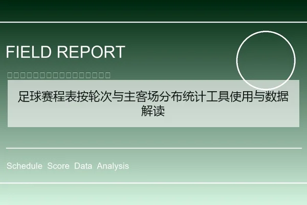 足球赛程表按轮次与主客场分布统计工具使用与数据解读